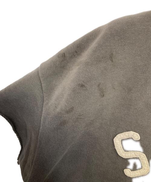 SAINT MICHAEL（セントマイケル）SAINT MICHAEL (セントマイケル) SAINT HALF ZIP SWEAT　セイントハーフジップスウェット　26SS　SM-MK8-0000-052 チャコールグレー サイズ:Lの古着・服飾アイテム