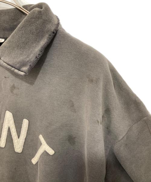 SAINT MICHAEL（セントマイケル）SAINT MICHAEL (セントマイケル) SAINT HALF ZIP SWEAT　セイントハーフジップスウェット　26SS　SM-MK8-0000-052 チャコールグレー サイズ:Lの古着・服飾アイテム