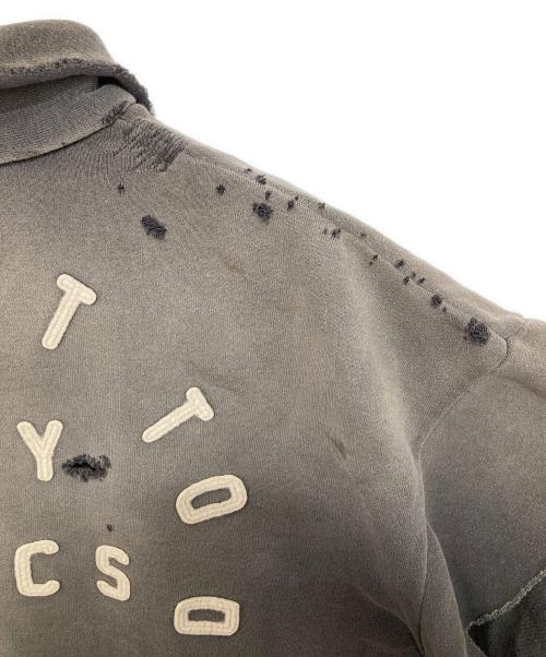 SAINT MICHAEL（セントマイケル）SAINT MICHAEL (セントマイケル) SAINT HALF ZIP SWEAT　セイントハーフジップスウェット　26SS　SM-MK8-0000-052 チャコールグレー サイズ:Lの古着・服飾アイテム