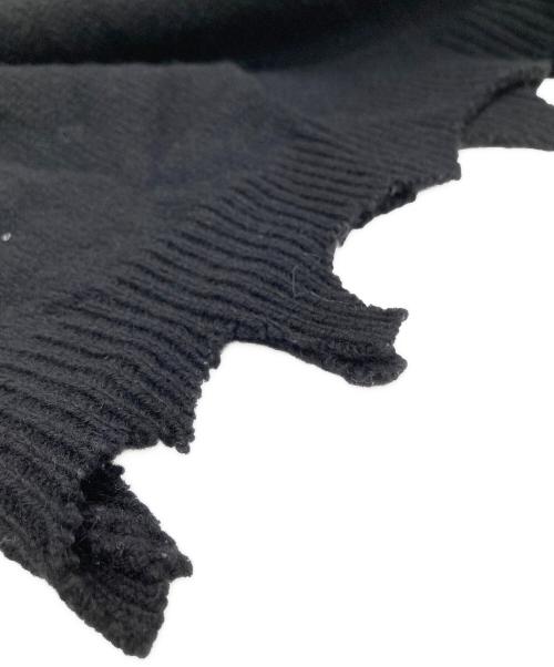 SAINT MICHAEL（セントマイケル）SAINT MICHAEL (セントマイケル) KLF CREW NEECK KNIT クルーネックニット　SM-HR1-0000-C08 ブラック サイズ:Mの古着・服飾アイテム