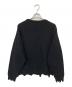 SAINT MICHAEL (セントマイケル) KLF CREW NEECK KNIT クルーネックニット　SM-HR1-0000-C08 ブラック サイズ:M：35000円