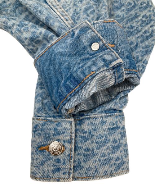 Calvin Klein Jeans（カルバンクラインジーンズ）Calvin Klein Jeans (カルバンクラインジーンズ) モノグラムデニムジャケット インディゴ サイズ:Sの古着・服飾アイテム