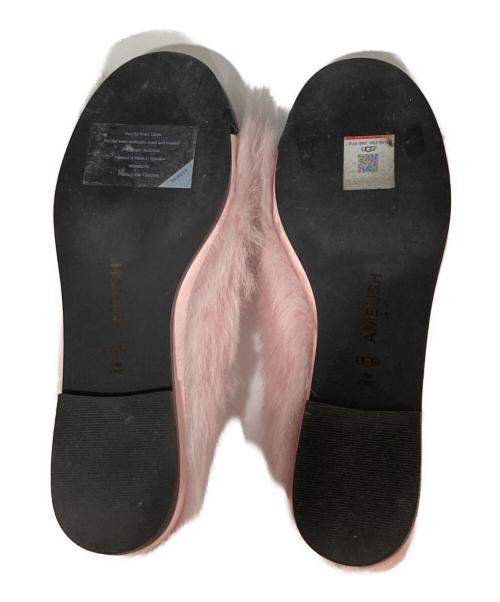 AMBUSH（アンブッシュ）AMBUSH (アンブッシュ) UGG (アグ) Mary Jane ファーフラットシューズ ピンク サイズ:25cmの古着・服飾アイテム