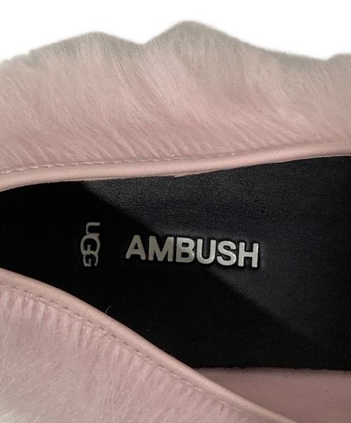 AMBUSH（アンブッシュ）AMBUSH (アンブッシュ) UGG (アグ) Mary Jane ファーフラットシューズ ピンク サイズ:25cmの古着・服飾アイテム