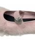中古・古着 AMBUSH (アンブッシュ) UGG (アグ) Mary Jane ファーフラットシューズ ピンク サイズ:25cm：18000円