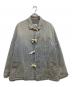 Maison Margiela（メゾンマルジェラ）の古着「ヴィンテージストライプシャツジャケット　21SS　S50DL0457 S30738」｜ブルー
