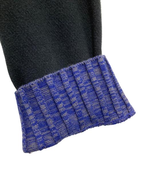 Vivienne Westwood（ヴィヴィアンウエストウッド）Vivienne Westwood (ヴィヴィアンウエストウッド) メッシュリバー裏毛ナッピング起毛ビッグカラーブルゾン 17-12-432007 ブラック サイズ:00の古着・服飾アイテム