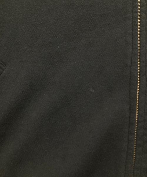 Vivienne Westwood（ヴィヴィアンウエストウッド）Vivienne Westwood (ヴィヴィアンウエストウッド) メッシュリバー裏毛ナッピング起毛ビッグカラーブルゾン 17-12-432007 ブラック サイズ:00の古着・服飾アイテム