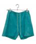 AURALEE（オーラリー）の古着「LAMB SUEDE SHORTS / ラムスエード レザー ショーツ」｜AQUA BLUE