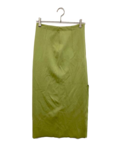 AURALEE（オーラリー）AURALEE (オーラリー) DOUBLE FACED SILK COTTON KNIT SKIRT　ダブルフェイスドシルクコットンニットスカート　A26SS02WF LIGHT GREEN サイズ:1の古着・服飾アイテム