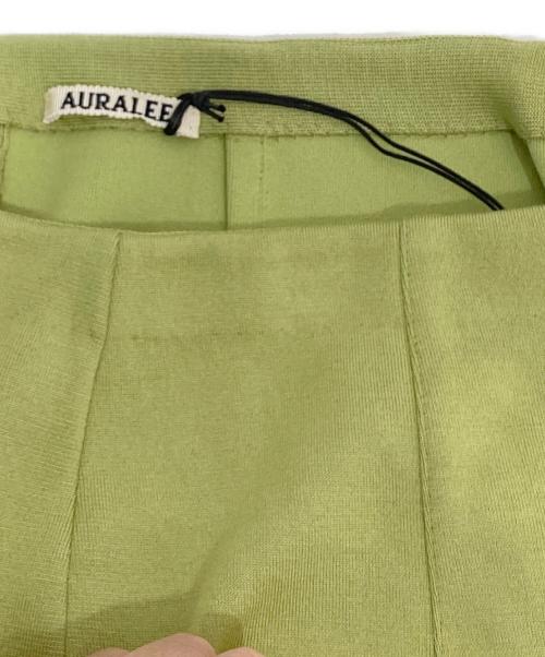 AURALEE（オーラリー）AURALEE (オーラリー) DOUBLE FACED SILK COTTON KNIT SKIRT　ダブルフェイスドシルクコットンニットスカート　A26SS02WF LIGHT GREEN サイズ:1の古着・服飾アイテム