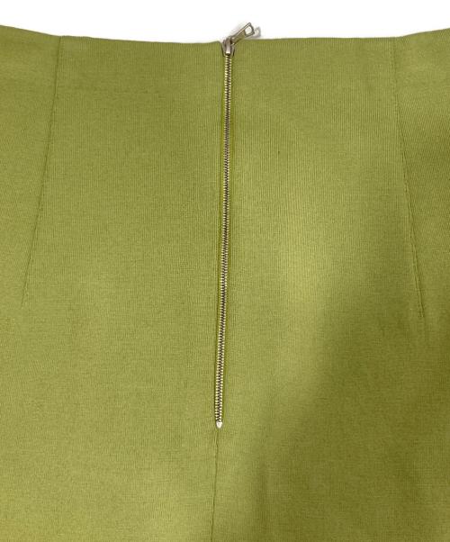 AURALEE（オーラリー）AURALEE (オーラリー) DOUBLE FACED SILK COTTON KNIT SKIRT　ダブルフェイスドシルクコットンニットスカート　A26SS02WF LIGHT GREEN サイズ:1の古着・服飾アイテム