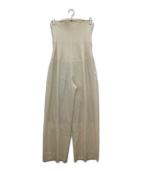 AURALEE（オーラリー）AURALEE (オーラリー) WOOLKID MOHAIR HOP SACK JUMPSUIT アイボリー サイズ:1の古着・服飾アイテム