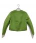 AURALEE (オーラリー) SPONGE TROPICAL WOOL NO COLLAR BLOUSON 黄緑：18000円