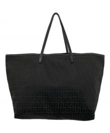 FENDI（フェンディ）の古着「ズッキーノ トートバッグ」｜ブラック