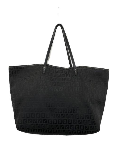 FENDI（フェンディ）FENDI (フェンディ) ズッキーノ トートバッグ ブラックの古着・服飾アイテム