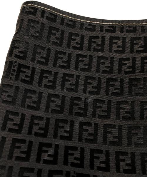 FENDI（フェンディ）FENDI (フェンディ) ズッキーノ トートバッグ ブラックの古着・服飾アイテム
