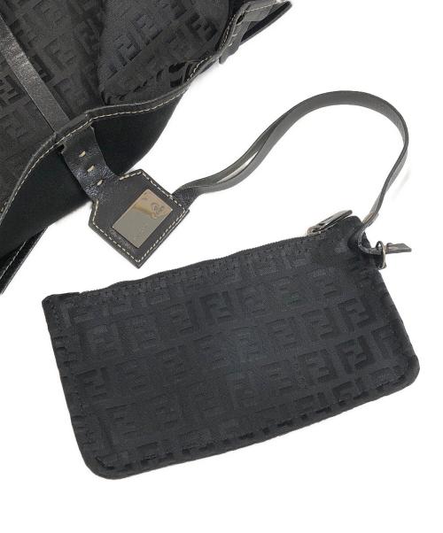 FENDI（フェンディ）FENDI (フェンディ) ズッキーノ トートバッグ ブラックの古着・服飾アイテム