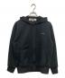 PLAY COMME des GARCONS（プレイコムデギャルソン）の古着「ブラック ハート ジップアップ ジャージパーカー」｜ブラック