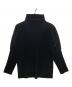 HOMME PLISSE ISSEY MIYAKE (オム プリッセ イッセイ ミヤケ) モックネックプリーツプルオーバートップス ブラック サイズ:3：20000円