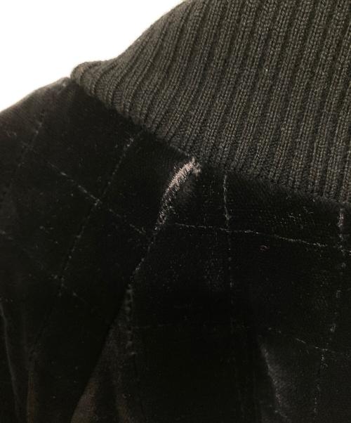 CHANEL（シャネル）CHANEL (シャネル) ベロアキルティングボンバージャケット ブラック サイズ:40の古着・服飾アイテム