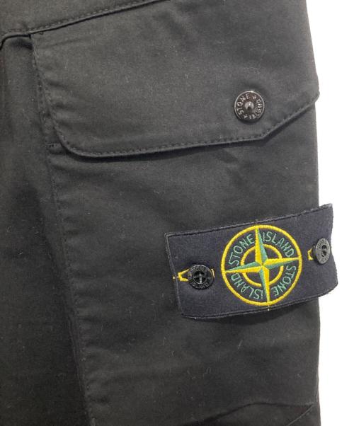 STONE ISLAND（ストーンアイランド）STONE ISLAND (ストーンアイランド) REGULAR FIT カーゴパンツ ブラック サイズ:32の古着・服飾アイテム