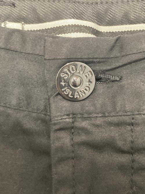 STONE ISLAND（ストーンアイランド）STONE ISLAND (ストーンアイランド) REGULAR FIT カーゴパンツ ブラック サイズ:32の古着・服飾アイテム