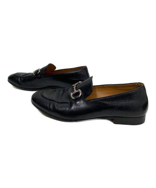 GUCCI（グッチ）GUCCI (グッチ) ホースビットローファー ブラック サイズ:6 1/2の古着・服飾アイテム