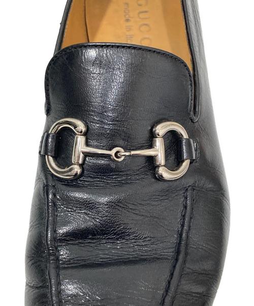 GUCCI（グッチ）GUCCI (グッチ) ホースビットローファー ブラック サイズ:6 1/2の古着・服飾アイテム