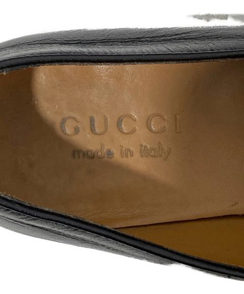 GUCCI（グッチ）GUCCI (グッチ) ホースビットローファー ブラック サイズ:6 1/2の古着・服飾アイテム