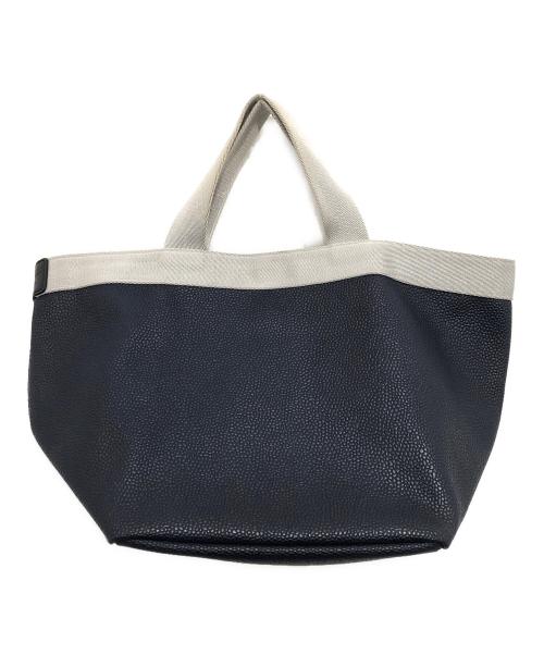 Herve Chapelier（エルベシャプリエ）Herve Chapelier (エルベシャプリエ) 707GP リュクス 舟形トートM NAVY-ARGENTの古着・服飾アイテム