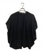 ENFOLDエンフォルド）の古着「CIRCLE PULLOVER BLOUSE」｜ブラック