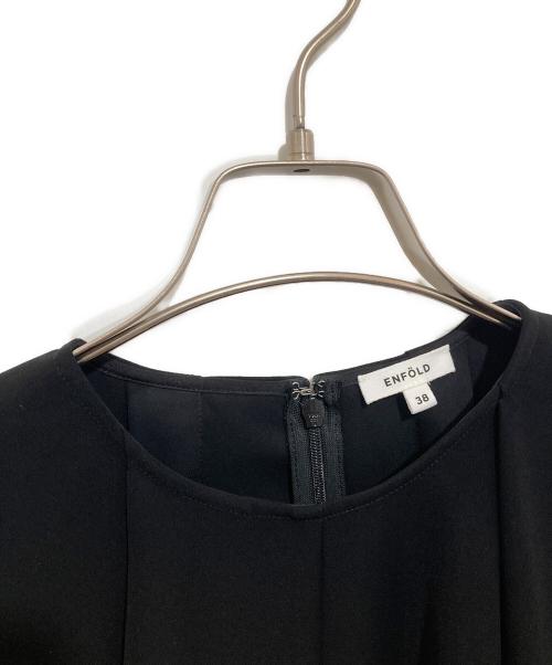 ENFOLD（エンフォルド）ENFOLD (エンフォルド) CIRCLE PULLOVER BLOUSE ブラック サイズ:38の古着・服飾アイテム