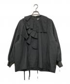 ENFOLDエンフォルド）の古着「NECK-PARTS PULLOVER」｜グレー