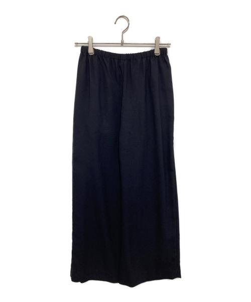 ENFOLD（エンフォルド）ENFOLD (エンフォルド) RELAX ELASTIC WIDE-TROUSERS ネイビー サイズ:36の古着・服飾アイテム