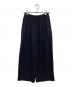 ENFOLD（エンフォルド）の古着「RELAX ELASTIC WIDE-TROUSERS」｜ネイビー