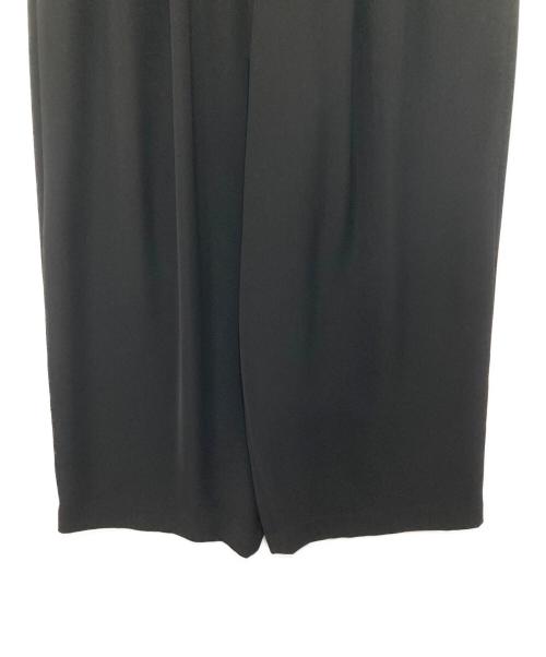 ENFOLD（エンフォルド）ENFOLD (エンフォルド) RELAX ELASTIC WIDE-TROUSERS ブラック サイズ:36の古着・服飾アイテム