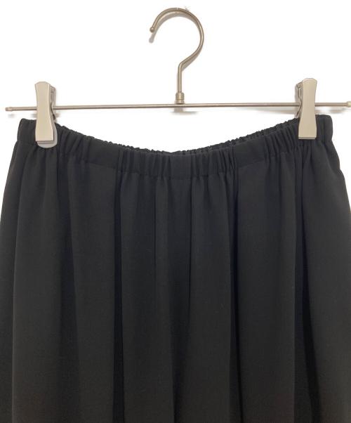 ENFOLD（エンフォルド）ENFOLD (エンフォルド) TUCK-HEM WIDE-COCOON PANTS ブラック サイズ:36の古着・服飾アイテム