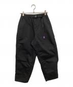 THE NORTHFACE PURPLELABELザ・ノースフェイス パープルレーベル）の古着「ストレッチツイルワイドテーパードパンツ/NT5302N」｜ブラック