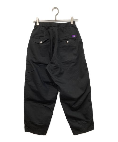 THE NORTHFACE PURPLELABEL（ザ・ノースフェイス パープルレーベル）THE NORTHFACE PURPLELABEL (ザ・ノースフェイス パープルレーベル) ストレッチツイルワイドテーパードパンツ/NT5302N ブラック サイズ:Sの古着・服飾アイテム