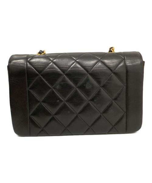 CHANEL（シャネル）CHANEL (シャネル) ダイアナ マトラッセ チェーンショルダーバッグ ブラックの古着・服飾アイテム