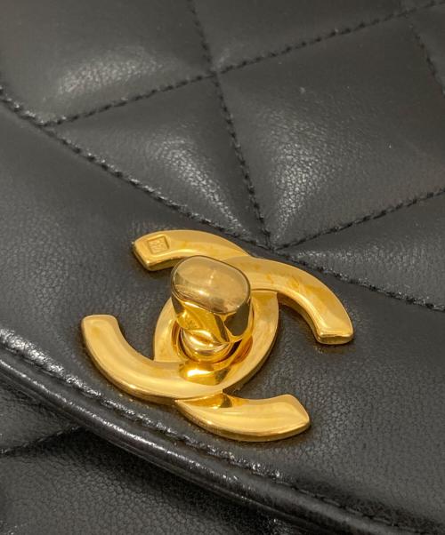 CHANEL（シャネル）CHANEL (シャネル) ダイアナ マトラッセ チェーンショルダーバッグ ブラックの古着・服飾アイテム