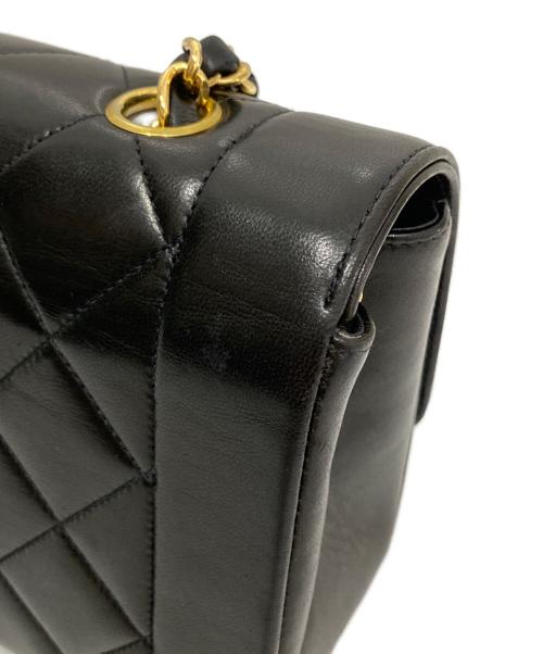 CHANEL（シャネル）CHANEL (シャネル) ダイアナ マトラッセ チェーンショルダーバッグ ブラックの古着・服飾アイテム