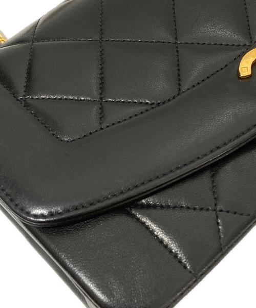 CHANEL（シャネル）CHANEL (シャネル) ダイアナ マトラッセ チェーンショルダーバッグ ブラックの古着・服飾アイテム