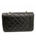 CHANEL (シャネル) ダイアナ マトラッセ チェーンショルダーバッグ ブラック：550000円