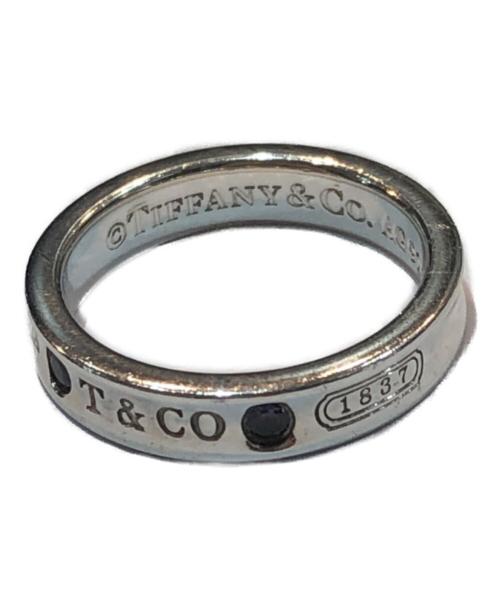 TIFFANY & Co.（ティファニー）TIFFANY & Co. (ティファニー) 1837 ナロー リング サファイヤ SILVER925 スターリングシルバー ラウンドサファイヤ シルバー サイズ:-の古着・服飾アイテム