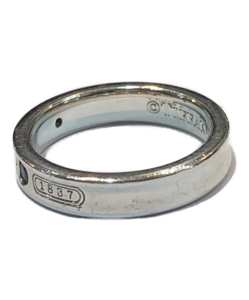 TIFFANY & Co.（ティファニー）TIFFANY & Co. (ティファニー) 1837 ナロー リング サファイヤ SILVER925 スターリングシルバー ラウンドサファイヤ シルバー サイズ:-の古着・服飾アイテム