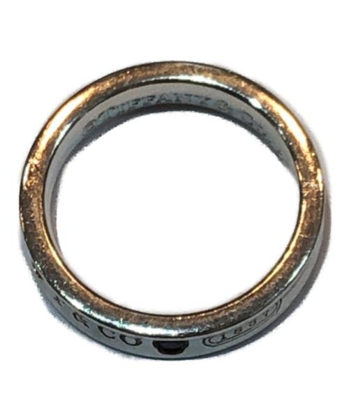 TIFFANY & Co.（ティファニー）TIFFANY & Co. (ティファニー) 1837 ナロー リング サファイヤ SILVER925 スターリングシルバー ラウンドサファイヤ シルバー サイズ:-の古着・服飾アイテム