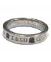 中古・古着 TIFFANY & Co. (ティファニー) 1837 ナロー リング サファイヤ SILVER925 スターリングシルバー ラウンドサファイヤ シルバー サイズ:-：40000円