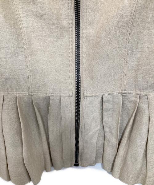 BURBERRY LONDON（バーバリーロンドン）BURBERRY LONDON (バーバリーロンドン) リネンノーカラージャケット　3722275 ベージュ サイズ:３８の古着・服飾アイテム